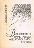 Bibliografia pamiętników wielkopolskich