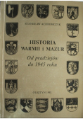 Historia Warmii i Mazur Od pradziejów do 1945r