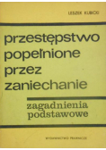 Przestępstwo popełnione przez zaniechanie