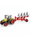 Traktor mówiący z przyczepą
