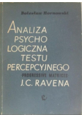 Analiza psychologiczna testu percepcyjnego