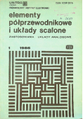 Elementy półprzewodnikowe i układy scalone nr 1 / 1986