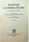 Słownik łacińsko -polski, 1925 r.