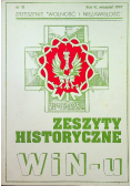 Zeszyty Historyczne WIN u Nr 10
