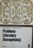 Problemy Literatury Staropolskiej