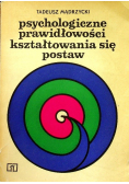 Psychologiczne prawidłowości kształtowania się podstaw