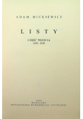 Mickiewicz Dzieła tom 16 Listy część 3