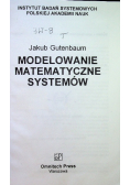 Modelowanie matematyczne systemów