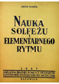 Nauka solfeżu i elementarnego rytmu 1947 r.