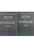 Język i poznanie Tom I i II