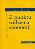 Z punktu widzenia ekonomii