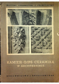 Kamień gips ceramika w architekturze