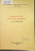 Constitutio de sacra liturgia