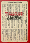 Wspomnienia z Borysławia czas zagłady