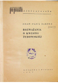 Rozważania o kwestii żydowskiej