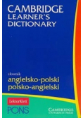 Cambridge Learner s Dictionary Słownik angielsko- polski polsko- angielski