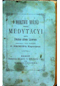 O modlitwie myślnej czyli medytacyi 1876 r.