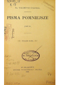 Pisma pomniejsze część III 1900 r.