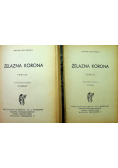 Żelazna korona tom 1 i 2 1948 r.