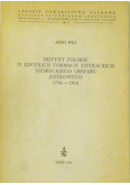 Motywy polskie w krótkich formach literackich niemieckiego obszaru językowego 1794 - 1914