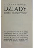 Dziady sceny dramatyczne 1916 r.