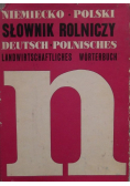 Niemiecko polski słownik rolniczy