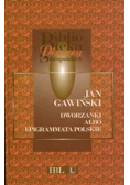 Dworzanki albo epigrammata polskie