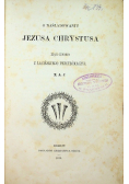O naśladowaniu Jezusa Chrystusa 1854 r.
