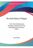 The Early History Of Egypt