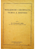 Względność i grawitacja Teorja A Einsteina 1921 r.