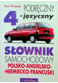 Podręczny 4 języczny słownik samochodowy