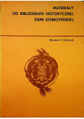 Materiały do bibliografii historycznej Ziemi Dobrzyńskiej