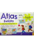 Atlas Świata  Plakat z mapą  Puzzle