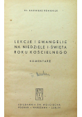 Lekcje i ewangelie na niedziele i święta roku kościelnego