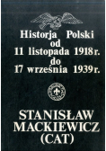 Historja Polski od 11 listopada 1918 r do 17 września 1939 r