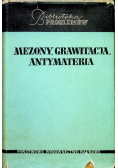 Mezony grawitacja antymateria