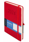 Kalendarz 2024 Memo B6 DNS czerwony