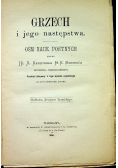 Grzech i jego następstwa Ośm nauk postnych 1880 r.