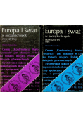 Europa i świat w początkach epoki nowożytnej tom I i II