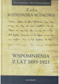 Wspomnienia z lat 1893-1923