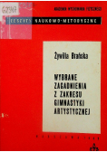 Wybrane zagadnienia z gimnastyki artystycznej