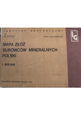 Mapa złóż surowców mineralnych Polski