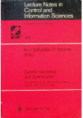 System Modelling and Optimization