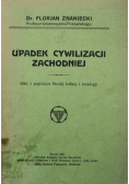 Upadek Cywilizacji Zachodniej 1921 r.