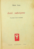 Dość zabójstw