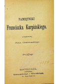 Pamiętniki Franciszka Karpińskiego 1898  r.