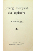 Szereg rozmyślań dla Kapłanów 1908 r