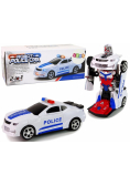 Samochód policyjny 2w1 transformers