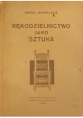 Rękodzielnictwo jako sztuka 1948r