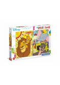 Puzzle 3x48 Super kolor Disney classic